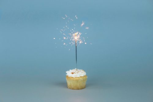 1 year cupcake