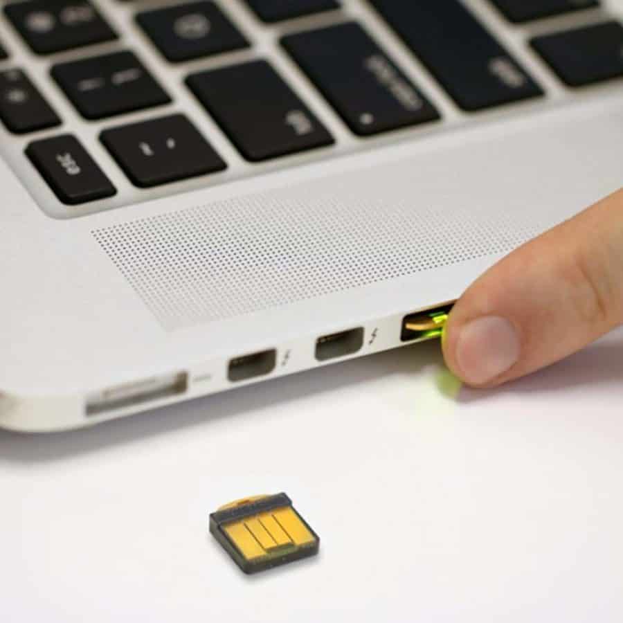 Yubikey and a computer