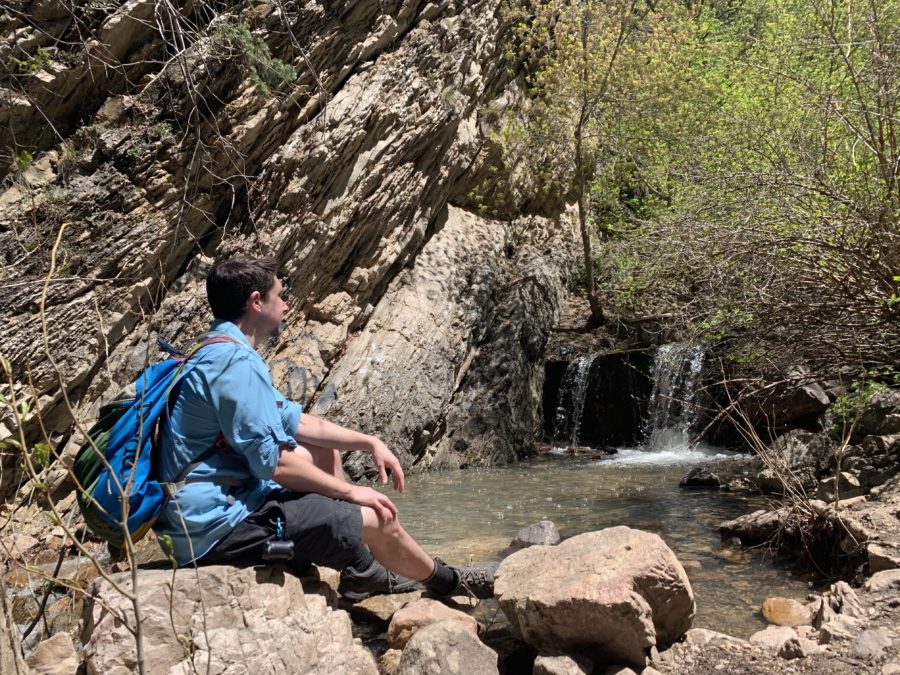 Adam hiking Neffs Canyon