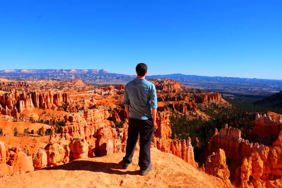 Adam at Sunrise point in Bryce Canyon National Park